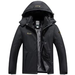 Couple Style Casual Parka Men Zipper Pocket Fleece Lined Coat Men Thickened Warm Windproof Parkas Men Loose Zipper Hooded Parkas