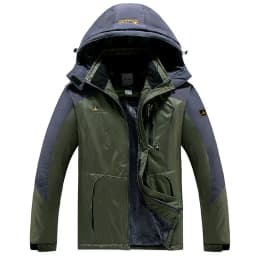 Couple Style Casual Parka Men Zipper Pocket Fleece Lined Coat Men Thickened Warm Windproof Parkas Men Loose Zipper Hooded Parkas