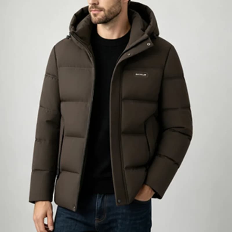 High Quality Mens New Parkas Fluffy Warm Puffer Coat Korean Style Versatile Casual Detachable Hood Parkas Cold Resistant Coat