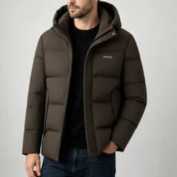 High Quality Mens New Parkas Fluffy Warm Puffer Coat Korean Style Versatile Casual Detachable Hood Parkas Cold Resistant Coat