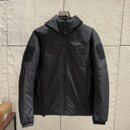 Outdoor Lightweight Hooded Cotton Jacket Men's Autumn Winter Casual Sports Windproof Water-Resistant Warmth Polyester Fiber