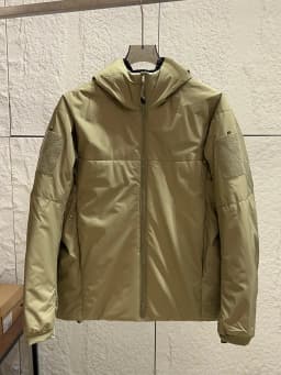 Outdoor Lightweight Hooded Cotton Jacket Men's Autumn Winter Casual Sports Windproof Water-Resistant Warmth Polyester Fiber