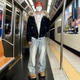 Loose Hooded Faux Mink Collar Couple Short Parkas Hip-hop Winter Men Coat New Casual Thick Warm Women Parka Coat Streetwear