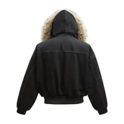 Loose Hooded Faux Mink Collar Couple Short Parkas Hip-hop Winter Men Coat New Casual Thick Warm Women Parka Coat Streetwear