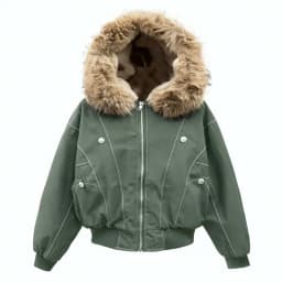 Loose Hooded Faux Mink Collar Couple Short Parkas Hip-hop Winter Men Coat New Casual Thick Warm Women Parka Coat Streetwear