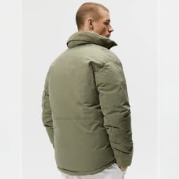 Thickened Casual Cotton Jacket Men's Autumn Winter Stand Collar Workwear Coat with Pockets Youth Fashion Regular Fit Coat