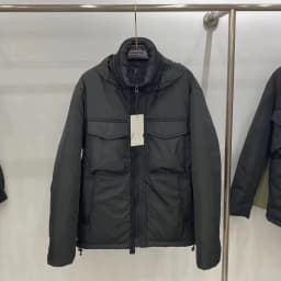 Thickened Casual Cotton Jacket Men's Autumn Winter Stand Collar Workwear Coat with Pockets Youth Fashion Regular Fit Coat