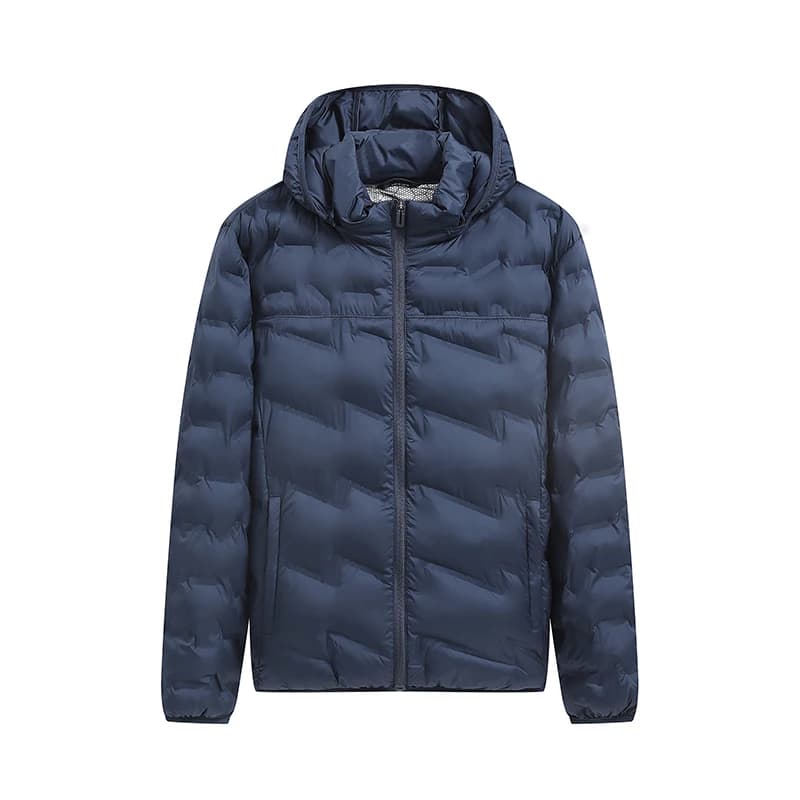 Fashion Lightweight Casual Parkas for Men Winter Hooded Warm Male Clothes Solid Color All-match Cotton Jackets Quality New Style