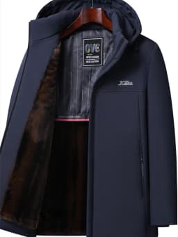 2024 Winter New Fashion Trend Thick Warm Cotton-Padded Jacket Men's Casual Relaxed Comfortable Waterproof Plus-Size Coat L-5XL