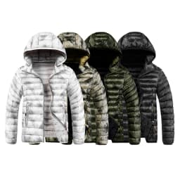 Winter New Style Hooded Parkas Coats for Men Fashion Trend Comfortable Outerwear Thicken Warm Windproof Male Clothes All-match