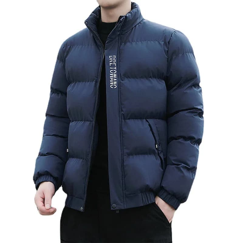 Korean Fashion Trend Simple Multi Color Pocket Men Parkas Windproof Thick Plus Size Outdoor Parkas Men Fashion Casual Parkas