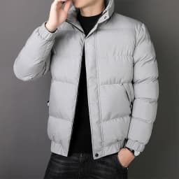 Korean Fashion Trend Simple Multi Color Pocket Men Parkas Windproof Thick Plus Size Outdoor Parkas Men Fashion Casual Parkas