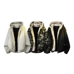 Autumn Winter Ladies Loose Hooded Parka Jacket American Vintage Thick Fleece Fur Collar Padded Cotton Coat Daily Travel Fashion