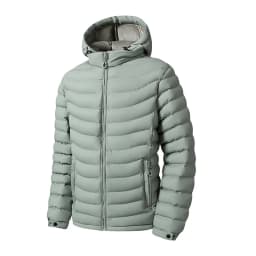 Men's Detachable Removable Hood Windbreaker Parka Waterproof Lightweight Insulated Quilted Jacket Outdoor Sports Travel Parkas