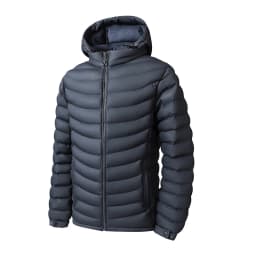 Men's Detachable Removable Hood Windbreaker Parka Waterproof Lightweight Insulated Quilted Jacket Outdoor Sports Travel Parkas