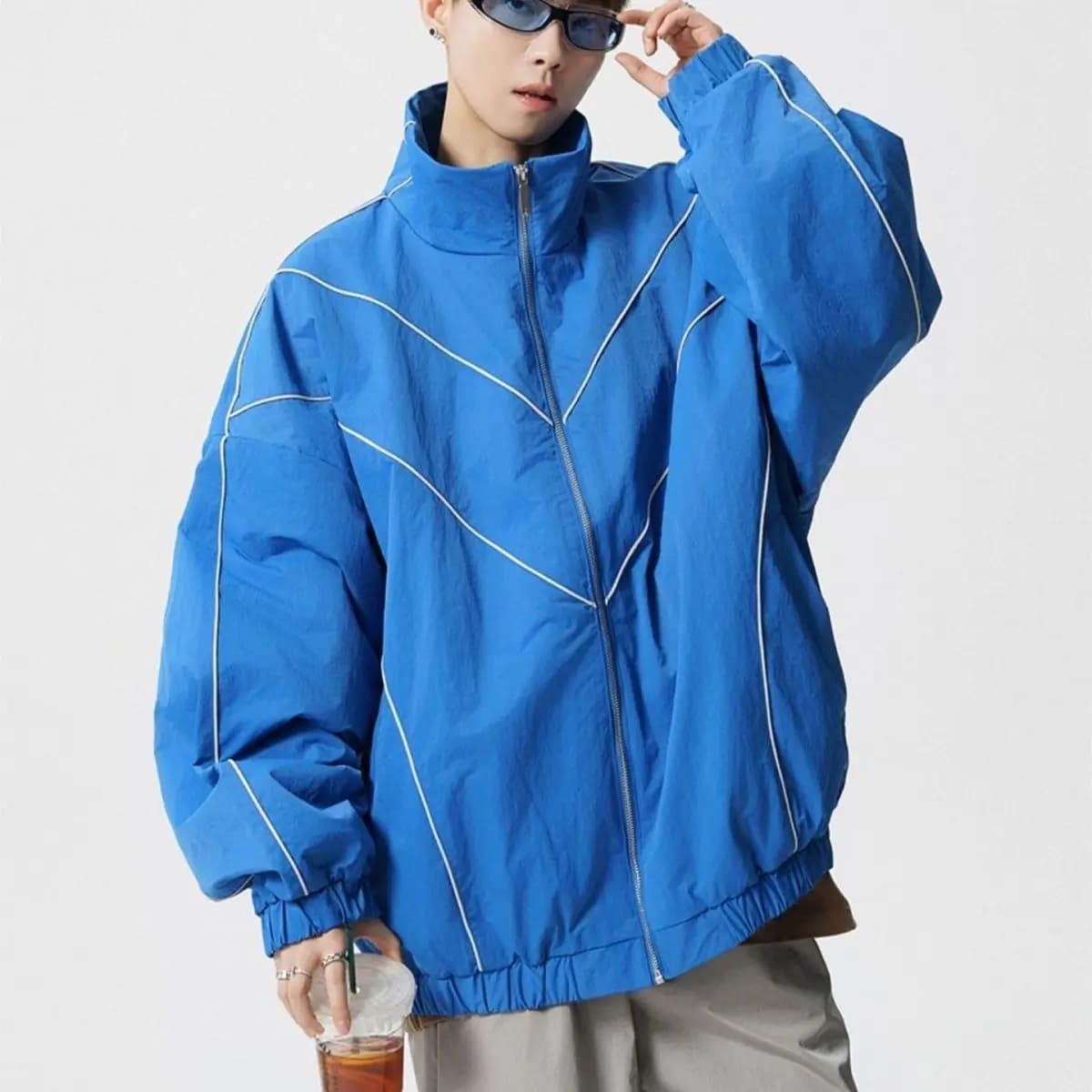 2026 New Stand-up Collar Loose Parkas Men Winter Long Sleeve Cotton-padded Jacket Male Clothing Solid Color Outerwear C959