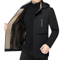 Winter New Arrival Middle Aged Men High Grade Thick Warm Down Cotton Coat Father Style Male Casual Business Outerwear For Daily