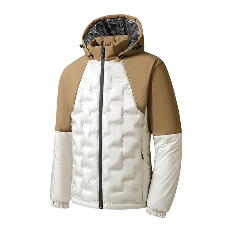 Winter Men Thicken Warm Parkas Fashion Casual Hooded Cotton Jackets Solid Color Comfortable Male Clothes Outdoor Sports Style