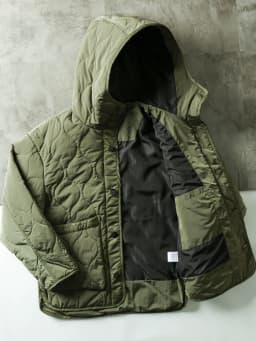 Retro Japanese Style Outdoor Water-Resistant Large Pocket Workwear Bunting Warm Cotton Jacket Hooded Casual Fashion Cityscape