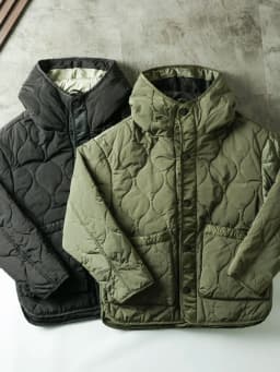 Retro Japanese Style Outdoor Water-Resistant Large Pocket Workwear Bunting Warm Cotton Jacket Hooded Casual Fashion Cityscape