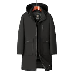 Men's Fashion Windbreaker Parka Coat Overcoat Outdoors Windproof Casual Autumn Winter Warm Hombre New Male Jacket Streetwear