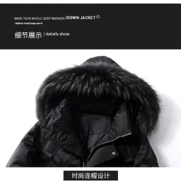 Brand New High Quality Big Fur Collar Mens Parkas Windproof Cold Resistant Multi Pocket High Quality Ski Suit Warm Mens Parkas