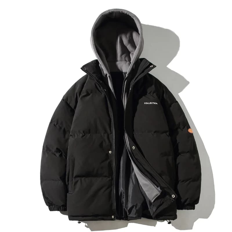 Winter Warm Jacket Mens Streetwear Fashion Parka Men Hooded Thick Korean Fashion Loose Coat for Men Women Winter Parkas Coats