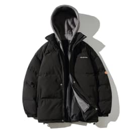 Winter Warm Jacket Mens Streetwear Fashion Parka Men Hooded Thick Korean Fashion Loose Coat for Men Women Winter Parkas Coats