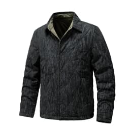 Autumn Winter New Fashion Men Turn-down Collar Long Sleeve Plus Size Casual Trendy Simple Basic Loose Parkas Male Coats Tops
