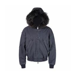 FEWQ American Retro Men's Thick Cotton Jacket With Fur Collar Casual All-match Canvas Washed Top 2026 Autumn New 24W3847