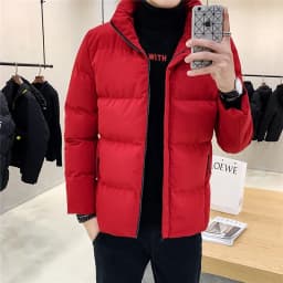 Winter Outdoor Simple and Natural Sports Leisure Windproof Breathable Warm Cotton Clothing Men's Fashion Trend Versatile Jacket