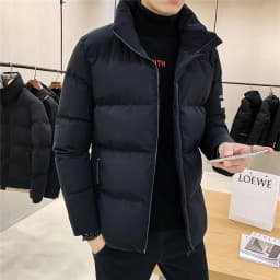 Winter Outdoor Simple and Natural Sports Leisure Windproof Breathable Warm Cotton Clothing Men's Fashion Trend Versatile Jacket