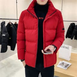 Winter Outdoor Simple and Natural Sports Leisure Windproof Breathable Warm Cotton Clothing Men's Fashion Trend Versatile Jacket