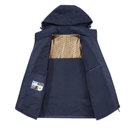 Winter Men's Warm Cargo Hooded Parkas Coats Outdoor Men Windbreaker Waterproof Coats Classic Men Thermal Workwear Padded Jackets