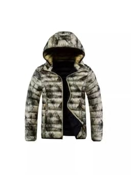 Autumn/Winter Classic American Vintage Sporty Windproof Thickened Warm Hooded Cotton Jacket Men's Casual Loose Plus Size Coat