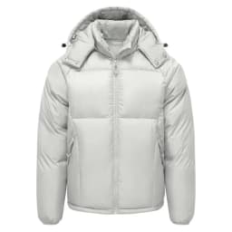 UETEEY Men's Winter Hooded Puffer Parka Thick Warm Heavyweight Windproof Outdoor Casual Streetwear Fashion Jacket Versatile Coat