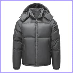 UETEEY Men's Winter Hooded Puffer Parka Thick Warm Heavyweight Windproof Outdoor Casual Streetwear Fashion Jacket Versatile Coat