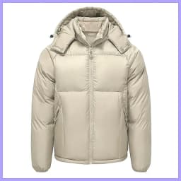 UETEEY Men's Winter Hooded Puffer Parka Thick Warm Heavyweight Windproof Outdoor Casual Streetwear Fashion Jacket Versatile Coat