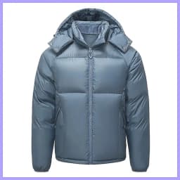 UETEEY Men's Winter Hooded Puffer Parka Thick Warm Heavyweight Windproof Outdoor Casual Streetwear Fashion Jacket Versatile Coat