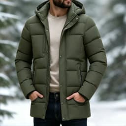 Winter Wind Proof Thick 3D Parkas Men Outdoor Cold Proof Casual Korean Fashion Parkas Detachable Hood Business Versatile Jacket