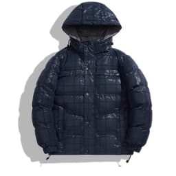 Men Parka Winter Warmth Thickened Hooded Waterproof Women Puffer Jacket Coat Solid Casual Streetwear Parkas Coat