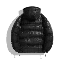 Men Parka Winter Warmth Thickened Hooded Waterproof Women Puffer Jacket Coat Solid Casual Streetwear Parkas Coat