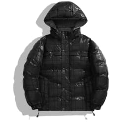 Men Parka Winter Warmth Thickened Hooded Waterproof Women Puffer Jacket Coat Solid Casual Streetwear Parkas Coat