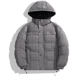 Men Parka Winter Warmth Thickened Hooded Waterproof Women Puffer Jacket Coat Solid Casual Streetwear Parkas Coat