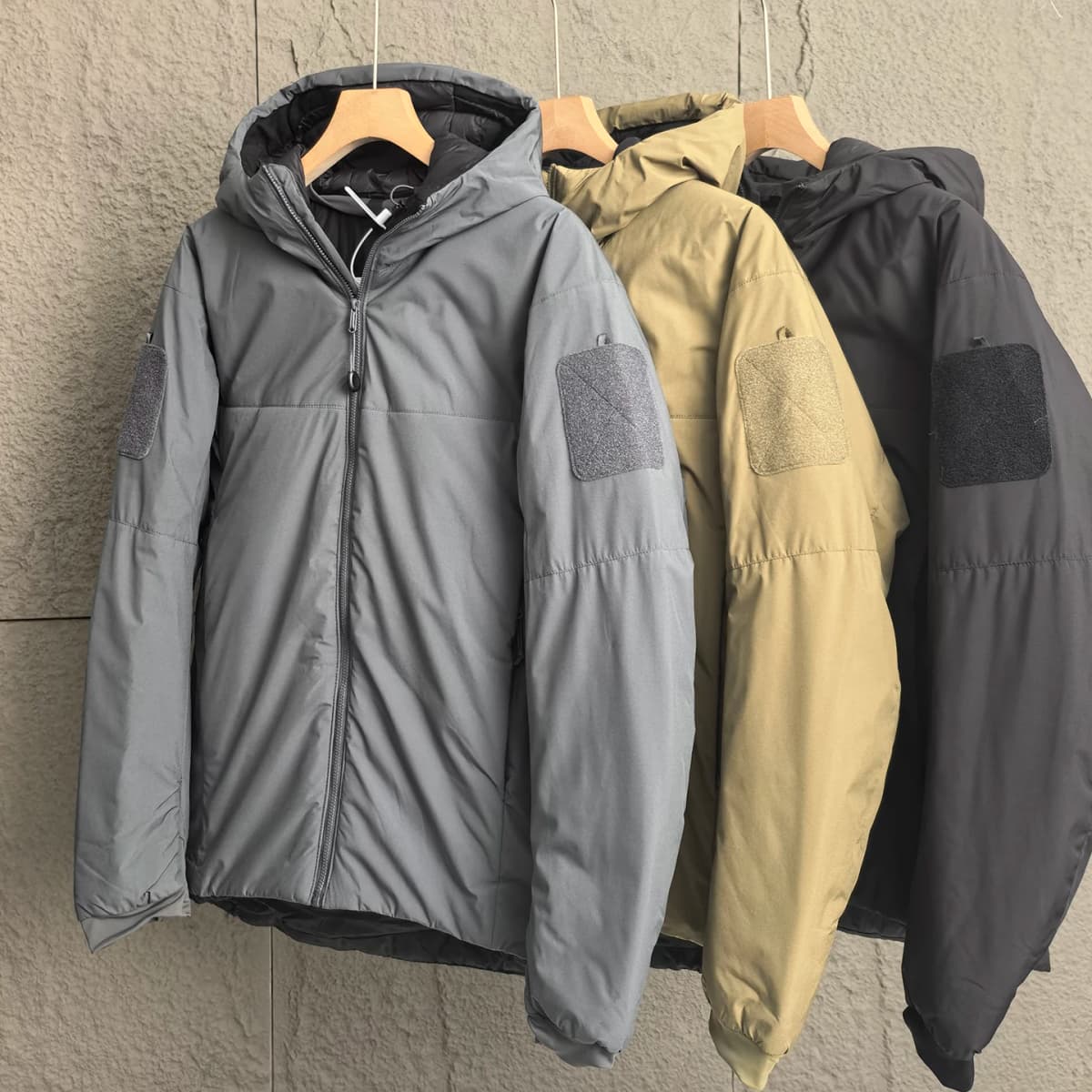 Lightweight Breathable Men's Casual Cotton Jacket Outdoor Functional Windproof Water Resistant Thermal Heating Fleece Lined Coat