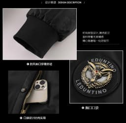 Men's Fashion Cargo Thick Warm Jackets With Fur Hood With Multi Pockets Fleece Lined Thermal Overcoat Windproof Outerwear