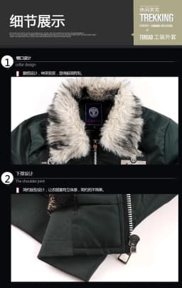 Brand High Quality Winter Parkas Men Outdoor Sports Thick Warm Parkas Simple Design Korean Fur Collar Cold Wind Resistant Coat