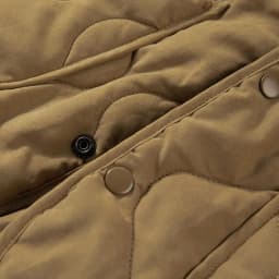 Men's Casual Cotton Jacket Silk Cotton Fill Retro M65 Inner Vest Winter Outerwear Coat Loose Fit Polyester Fiber Waterproof