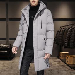 Winter Hooded Military Padded Coat Men's Plus Size Korean Casual Warm Jacket