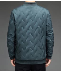 Men Business Parkas Stand Collar Lamb Fleece Winter Parkas Wind Cold Proof Down Coat Fleece Thick High Quality Casual Parkas